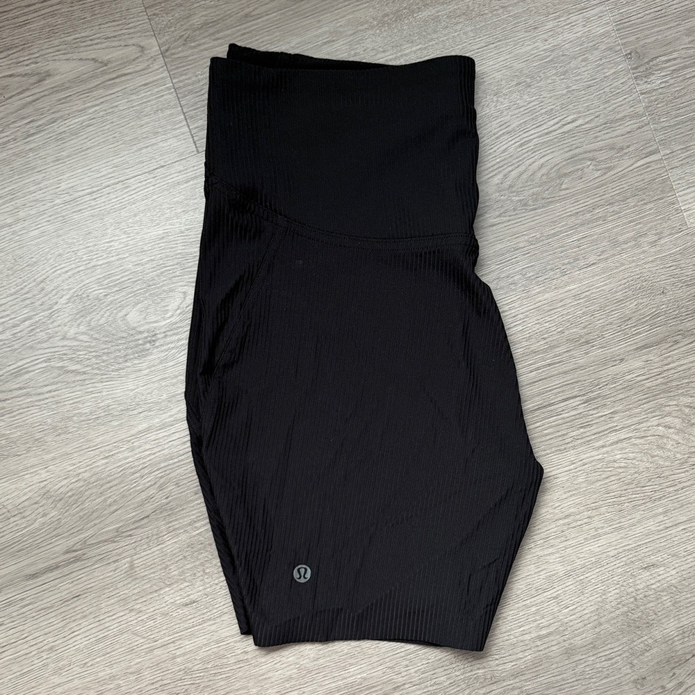 lululemon athletica Jet Black Athletic Shorts